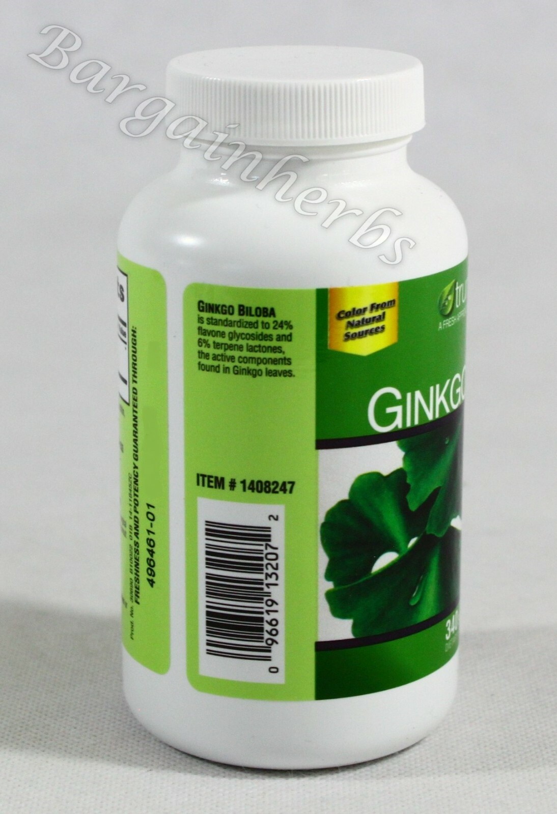 Trunature Ginkgo Biloba 120mg 340 softgels New Free Shipping 11/2026