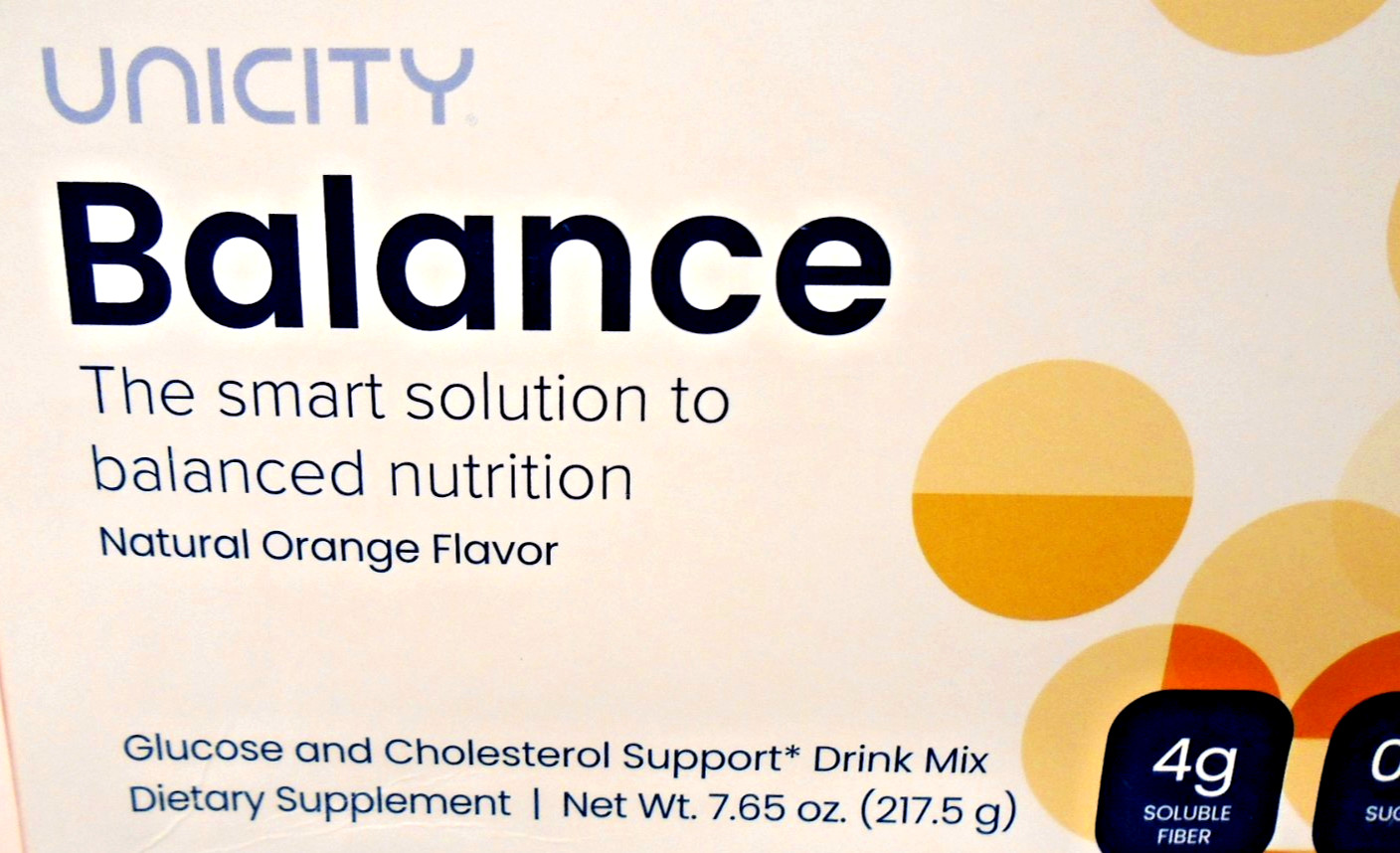 Unicity BALANCE 30 Servings Orange Flavor Exp. 1-13-27 New Sealed Free Shipping
