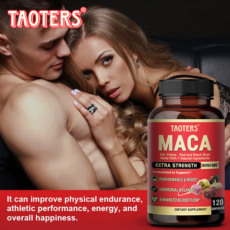 Maca Ashwagandha Blend – 300mg – Enhances Endurance and Energy