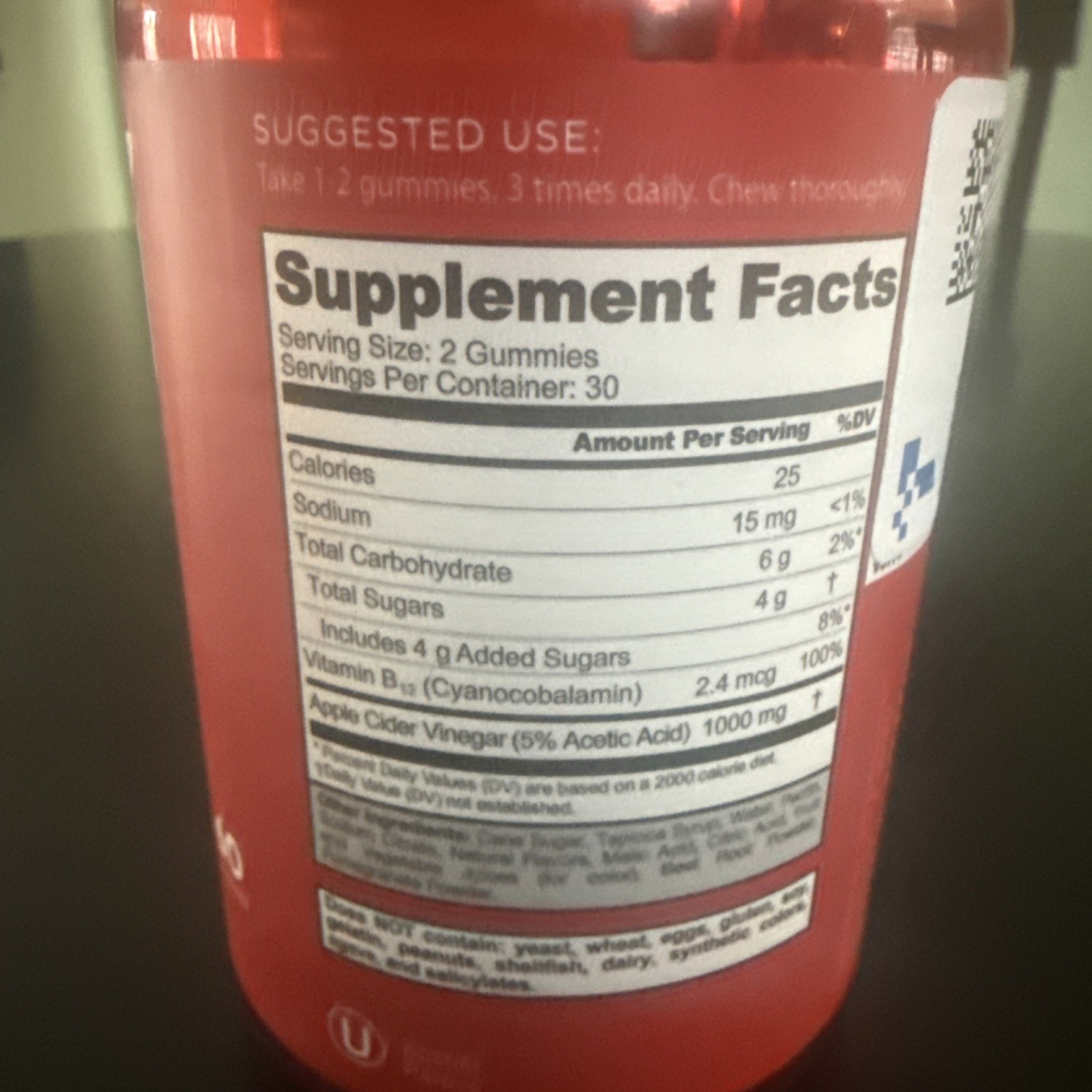 Goli Apple Cider Vinegar Gummies Worlds First ACV Gummy with Vitamin B12