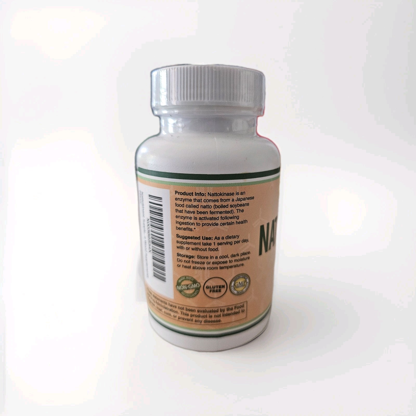 Double Wood Supplements Nattokinase 4,000 FU 200 mg 120 Capsules Veg