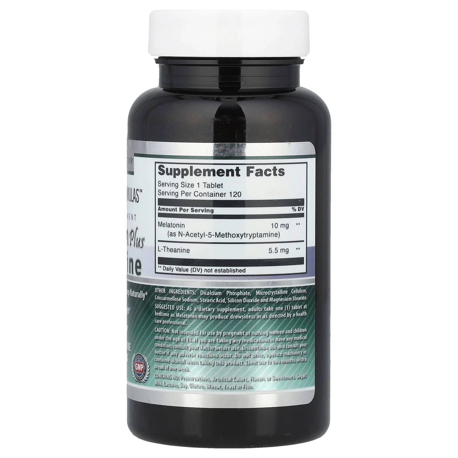 Amazing Nutrition Formulas Melatonin L-Theanine 120 Tablets EXP 10/2026