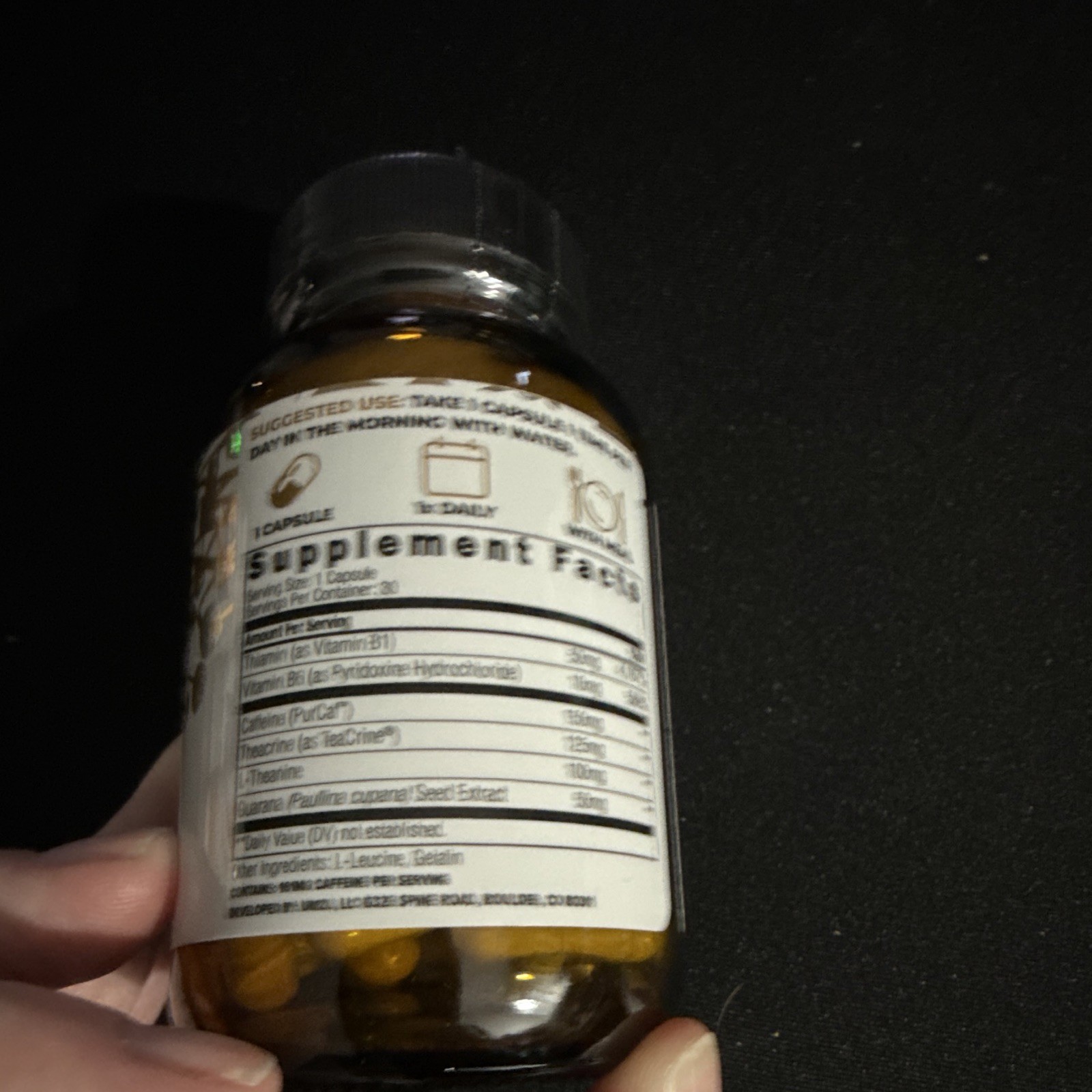 UMZU Miracle Morning Energy + Cognitive Support 30 Caps Exp 10/2027