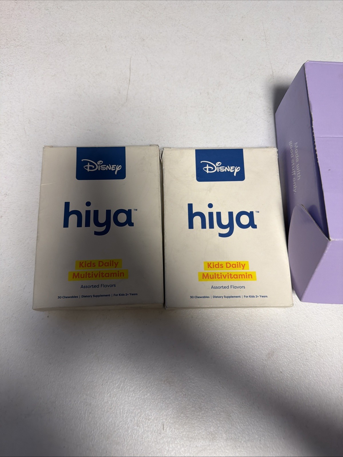 Hiya Disney Kids Daily Assorted Flavors 60 Chewable Refill for Age 2+ — 2 BOXES