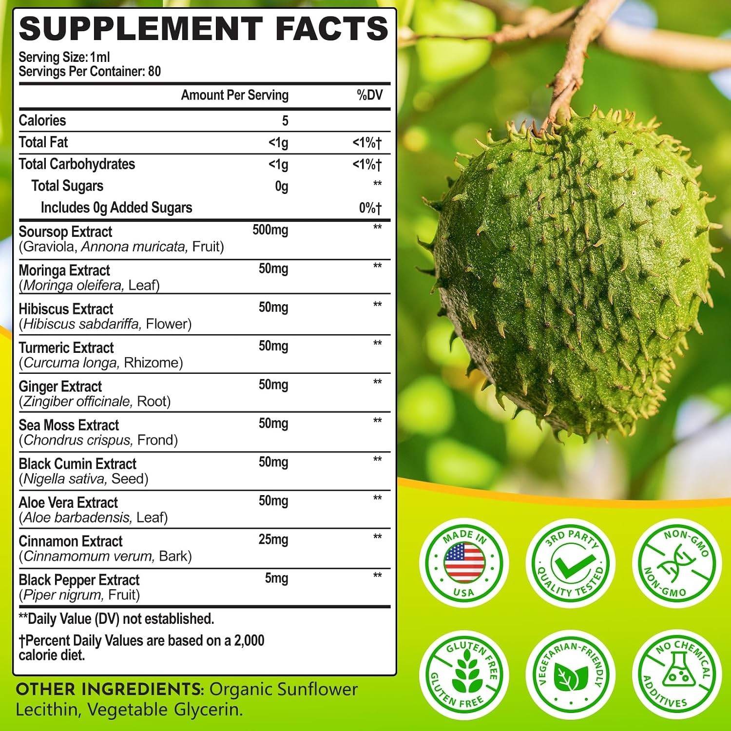 (2) Selicheal Liposomal SOURSOP Supplement 80 ML Graviola Drops Expiration 1/27