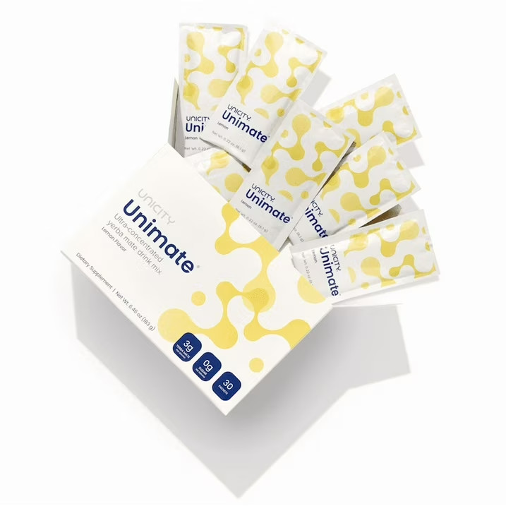 Unicity Unimate Lemon Flavor Packs – 30 Counts – Exp 08/2028 FRESH Free Shipping