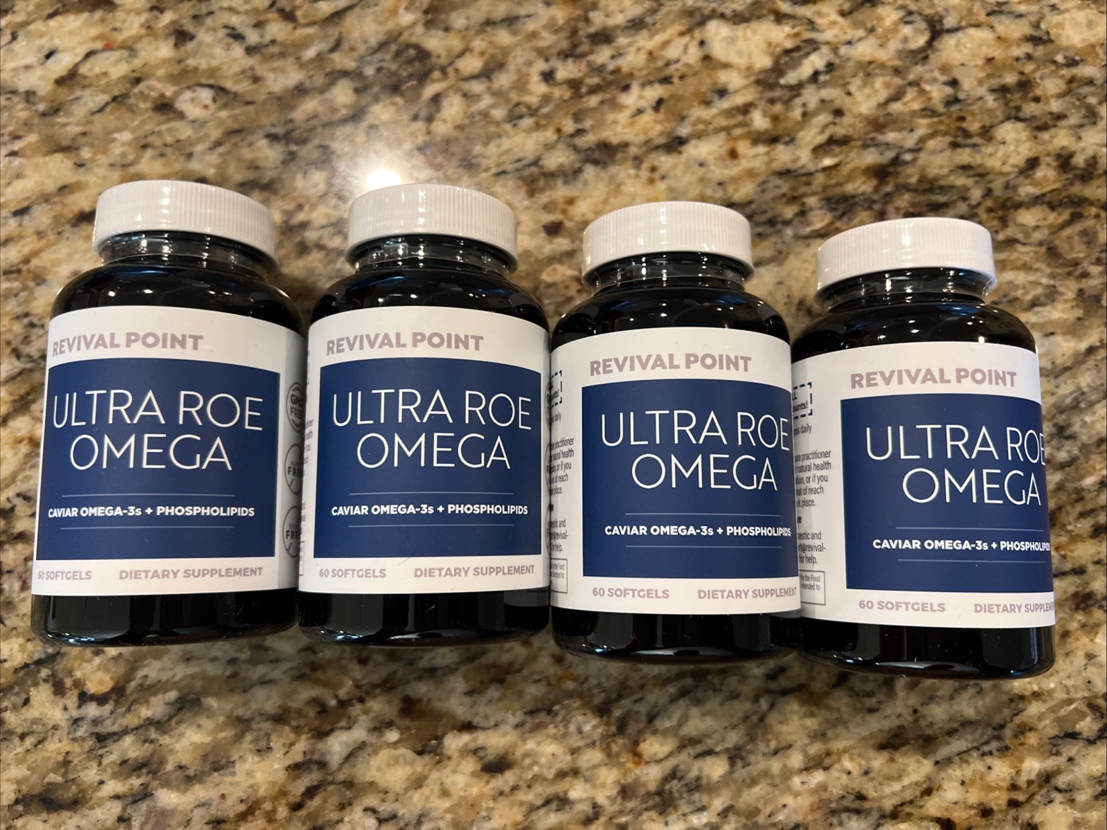 4 X – Ultra Roe Omega-3 Premium Caviar Oil Complex Supplement 1000mg, READ DESCR