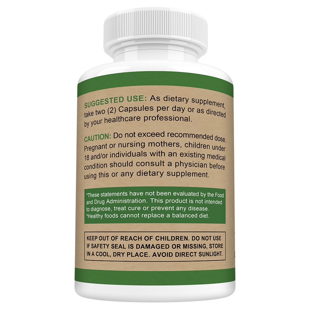 Psyllium Husk Dietary Fiber Supplements Gut Digestive Health 30-120 Count Vegan