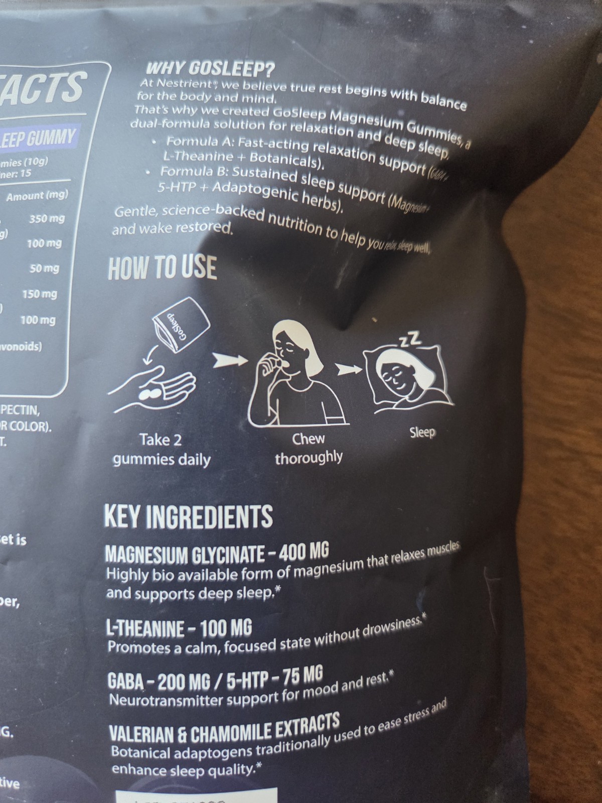 Nestrient GoSleep-GoDigest- GoBeast Vegan Gummies 60ct Each
