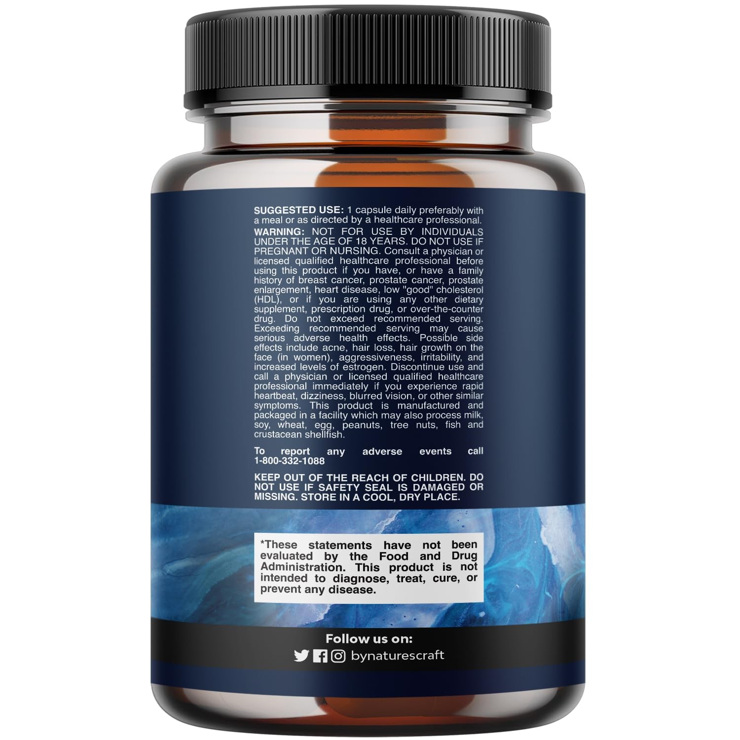 DHEA Supplement for Women & Men – 25mg per Serving 120 Count (Pack of 1)