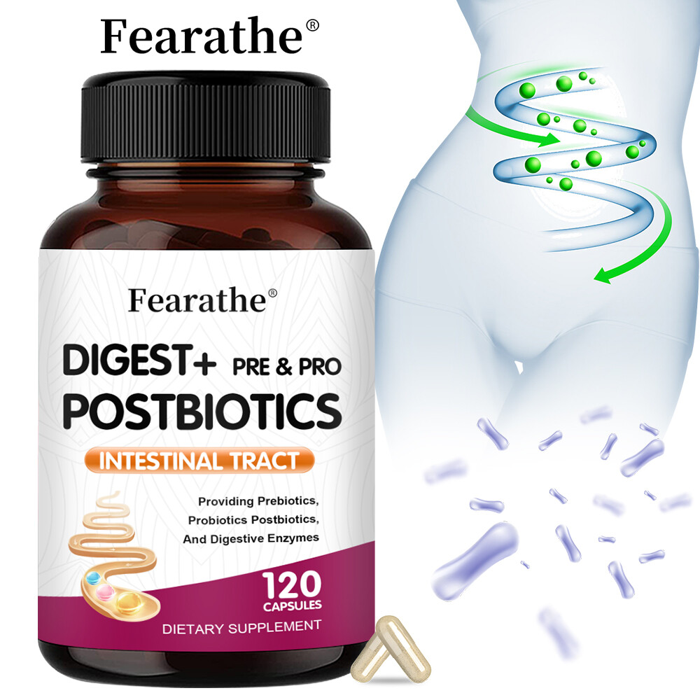 Organic Digestive Enzymes Probiotics Supports Healthy Gut Flora 120 Pills Vegan