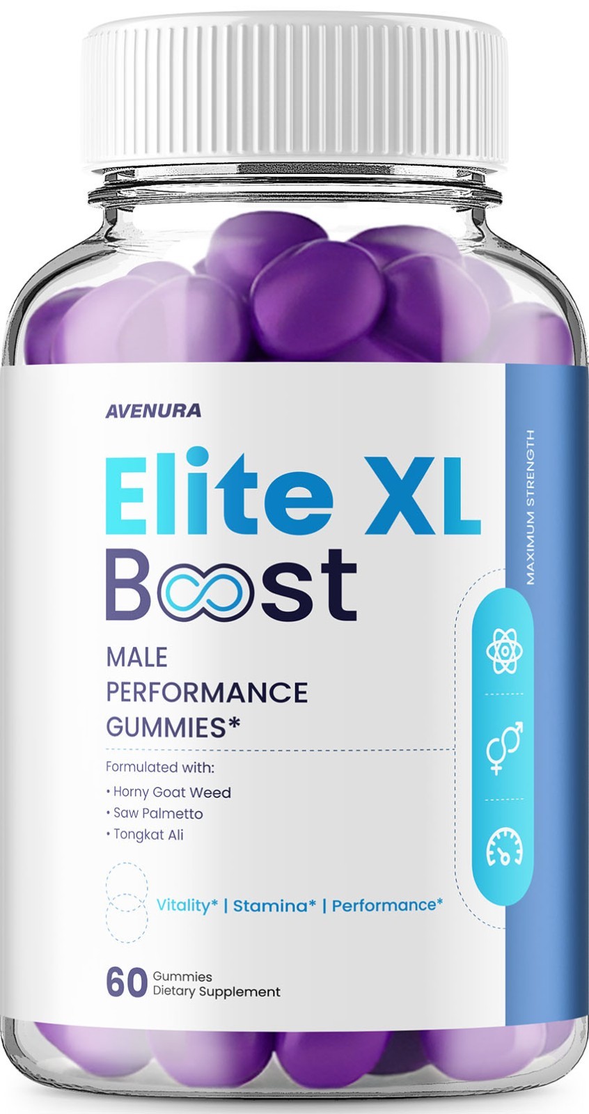 (1 Pack) Elite XL Boost Gummies for Men – Advanced Gummy Natural Blend Vitamins