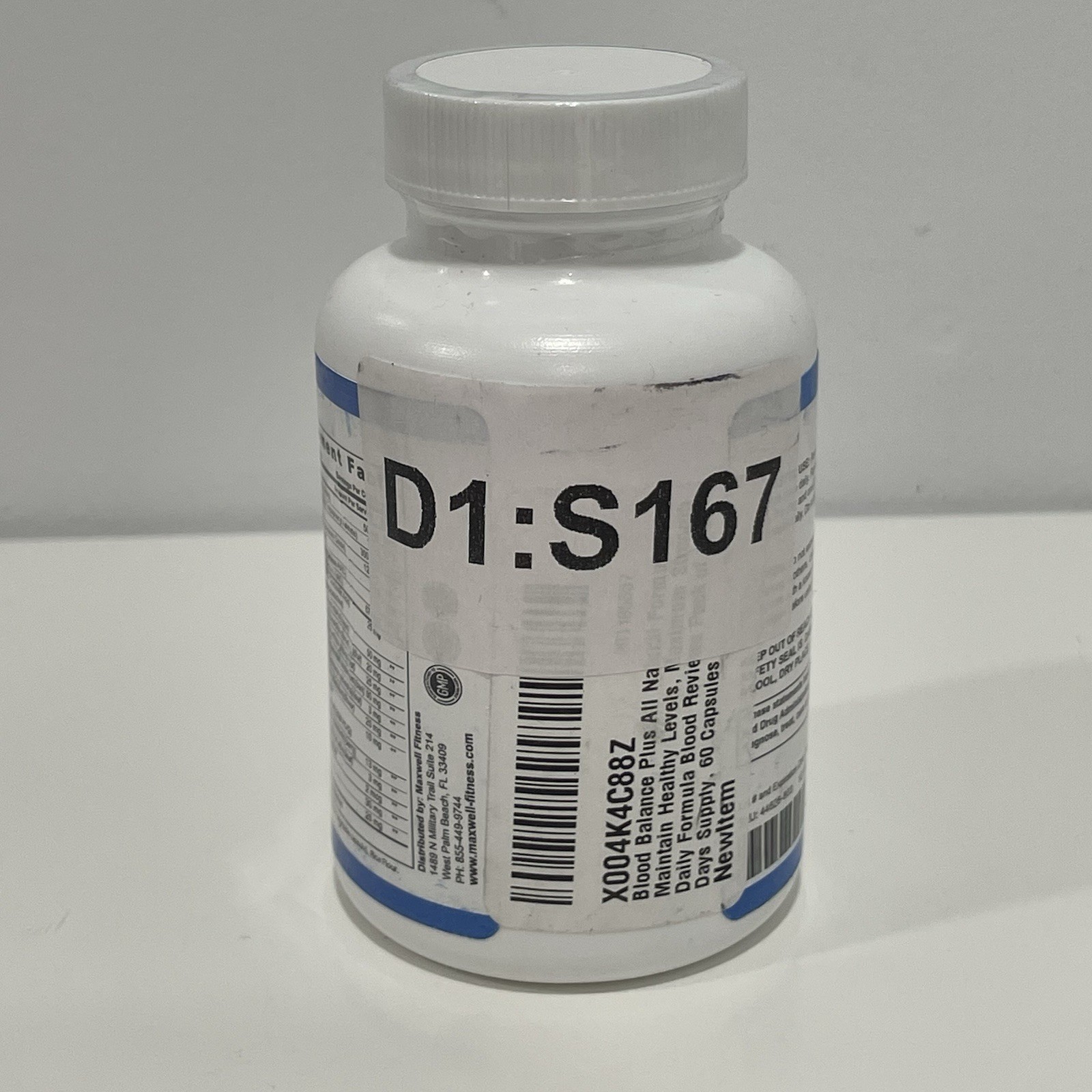 Blood Balance Plus Helps Balance Blood Sugar Levels 60 Capsules Exp 10/2027