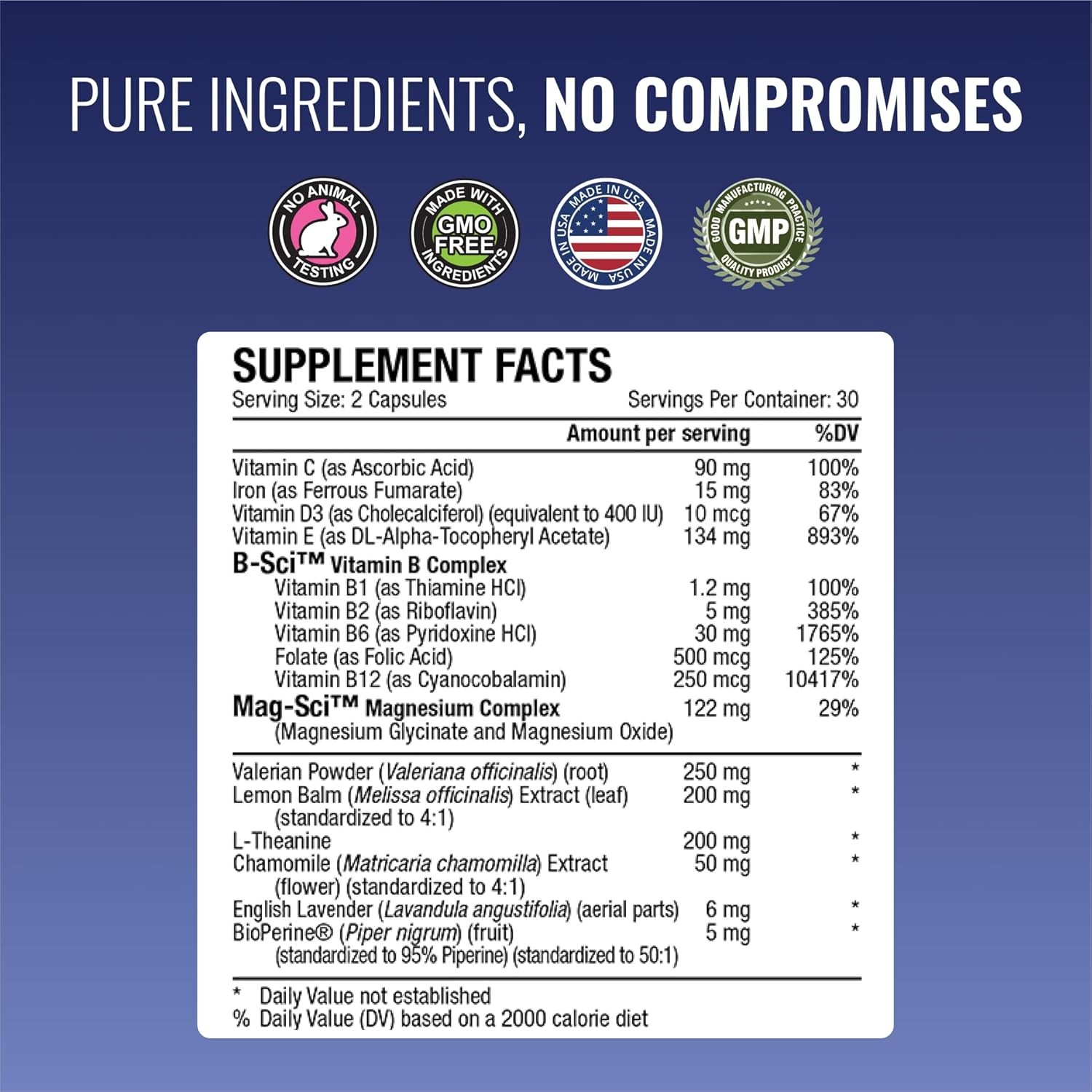 Approved Science Restlex – 420 mg Magnesium Glycinate Blend, L-theanine 200 mg –