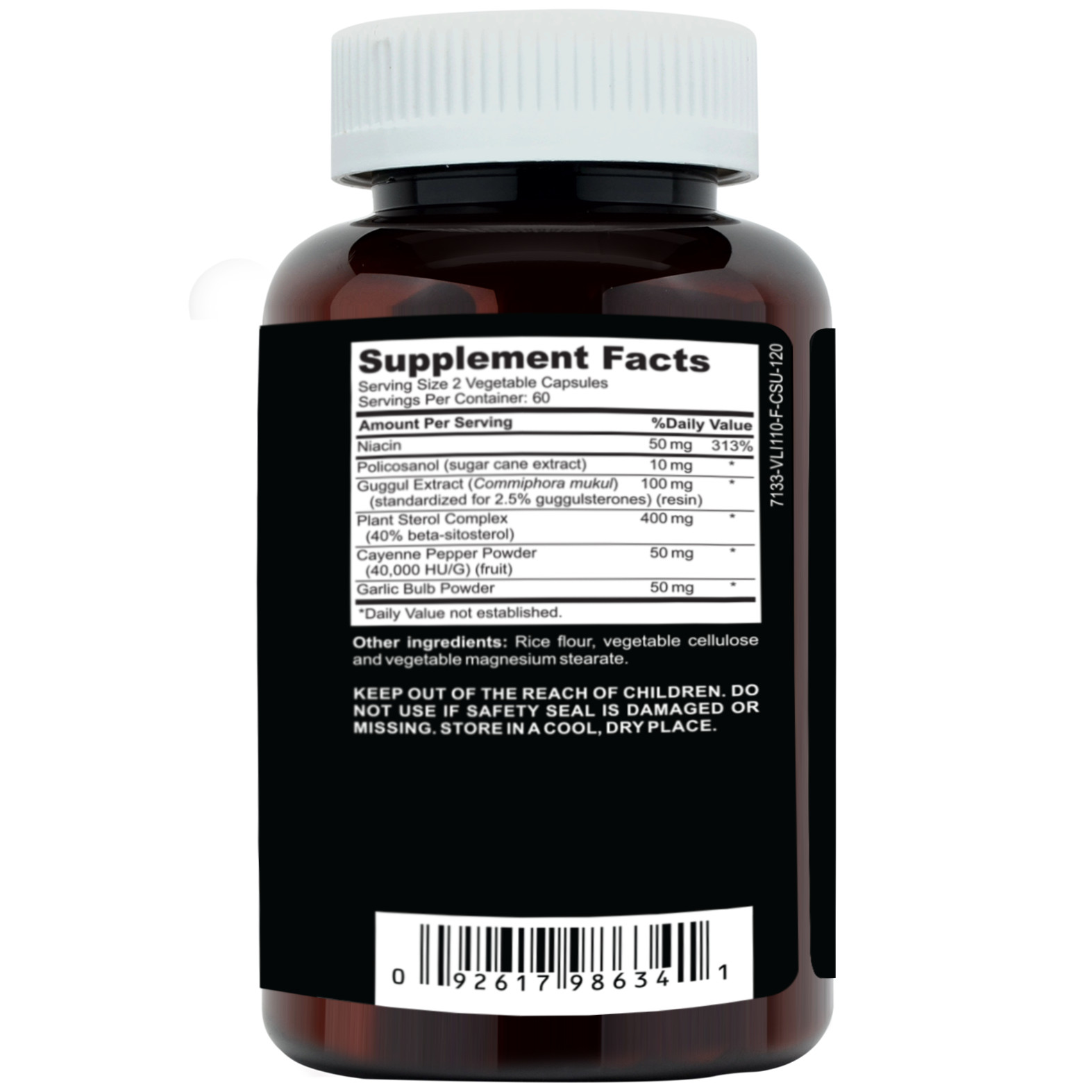 CLINICAL DAILY Cholesterol Care for High Blood Pressure, 60 Vegan Capsules