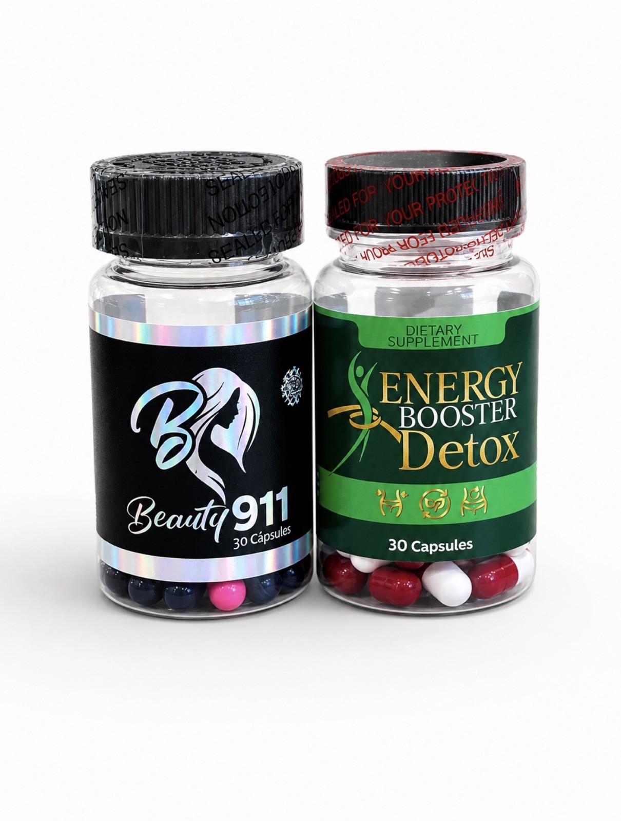 Beauty 911 tummy tuck and Energy Booster Detox combo fitpack free shipping