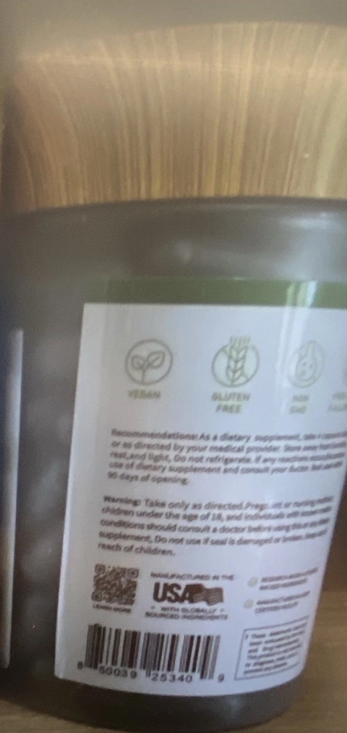SNAP Spirulina & Chlorella Alkalizing Greens Detox Antioxidant 120 Caps