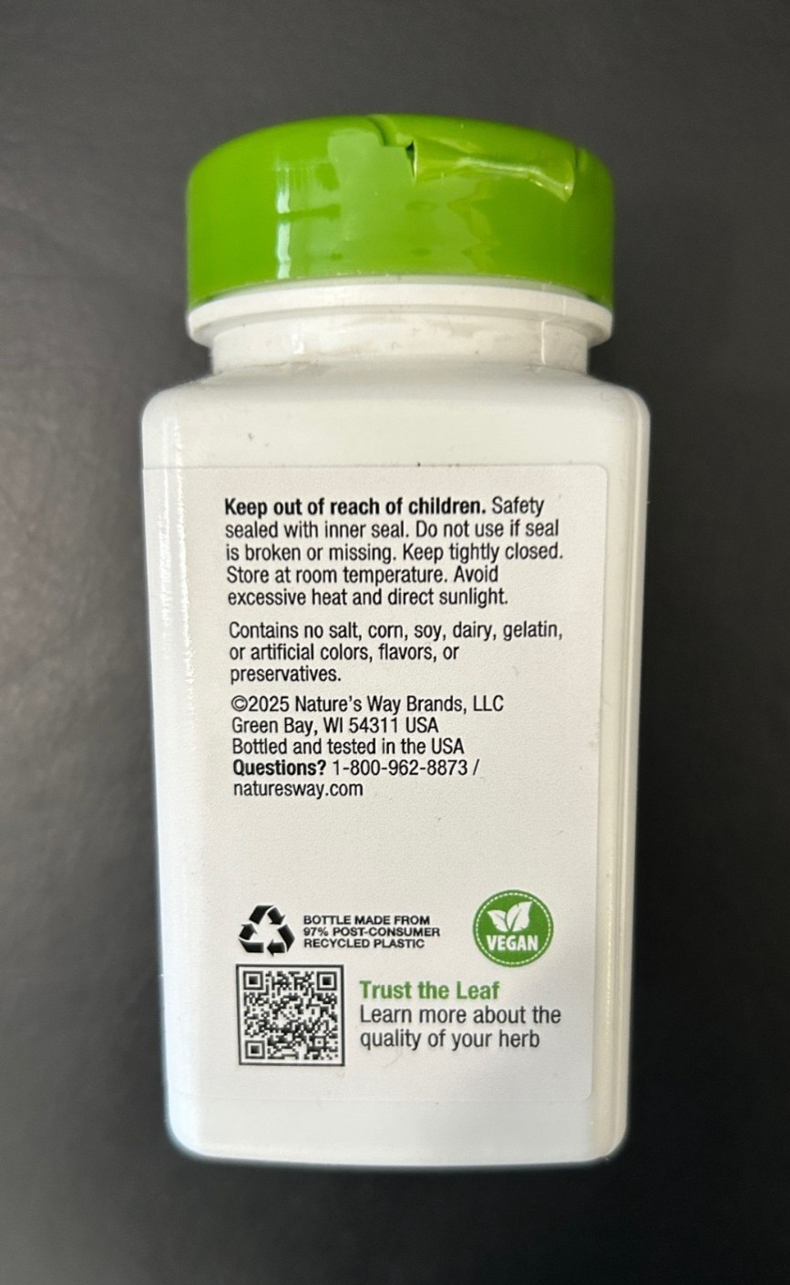 Nature’s Way Fenugreek Seed 100 Vegan Capsules Lactation Support Exp 9/2029