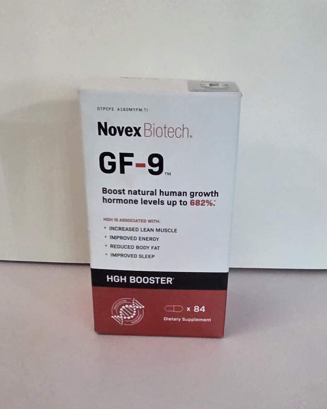 Novex Biotech GF-9 Growth Supplement – 84 Capsules New Sealed Exp 05/2028