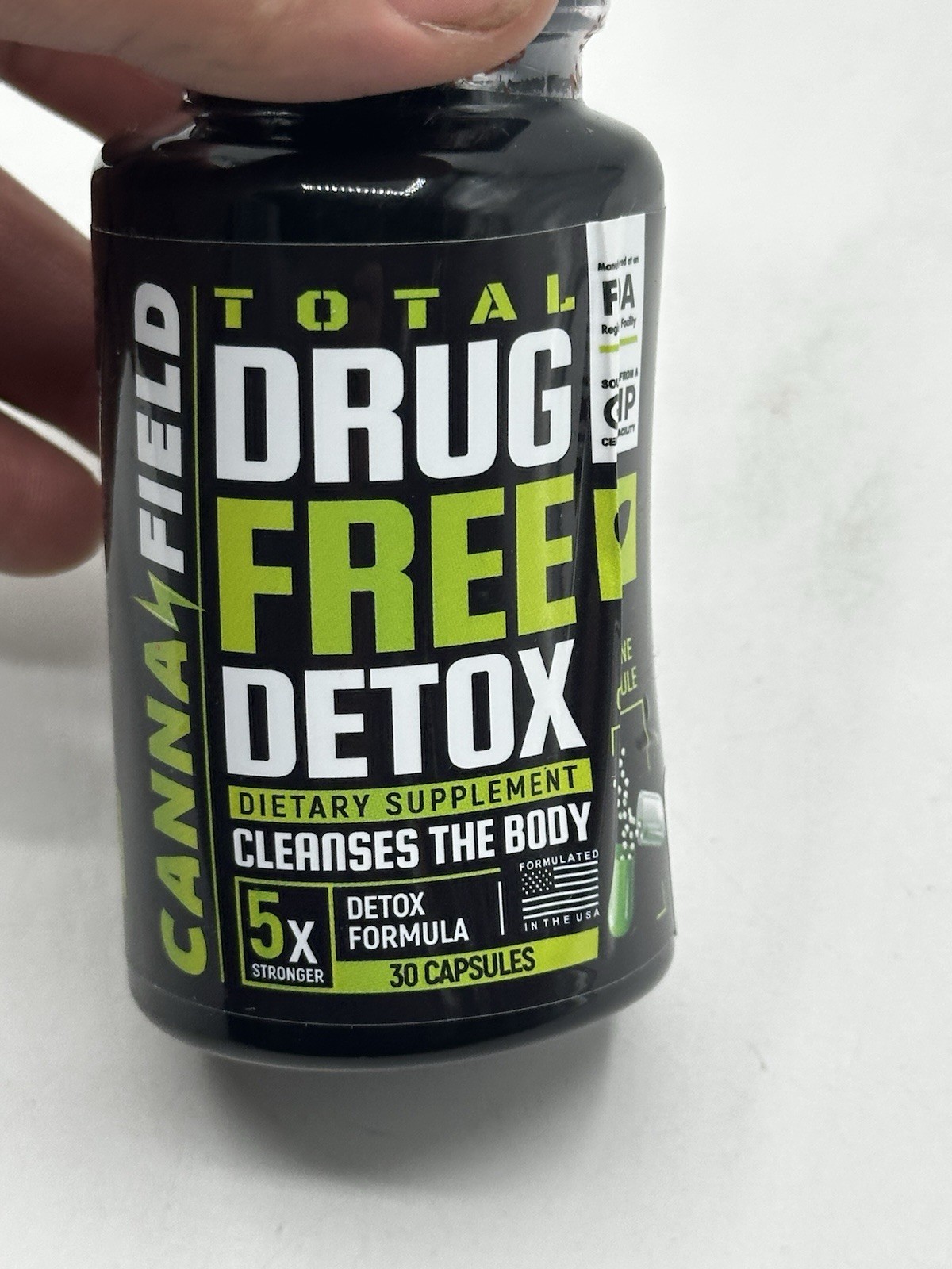 Canna Field Total Drug Free Detox 30 Capsules EXP 06/2026