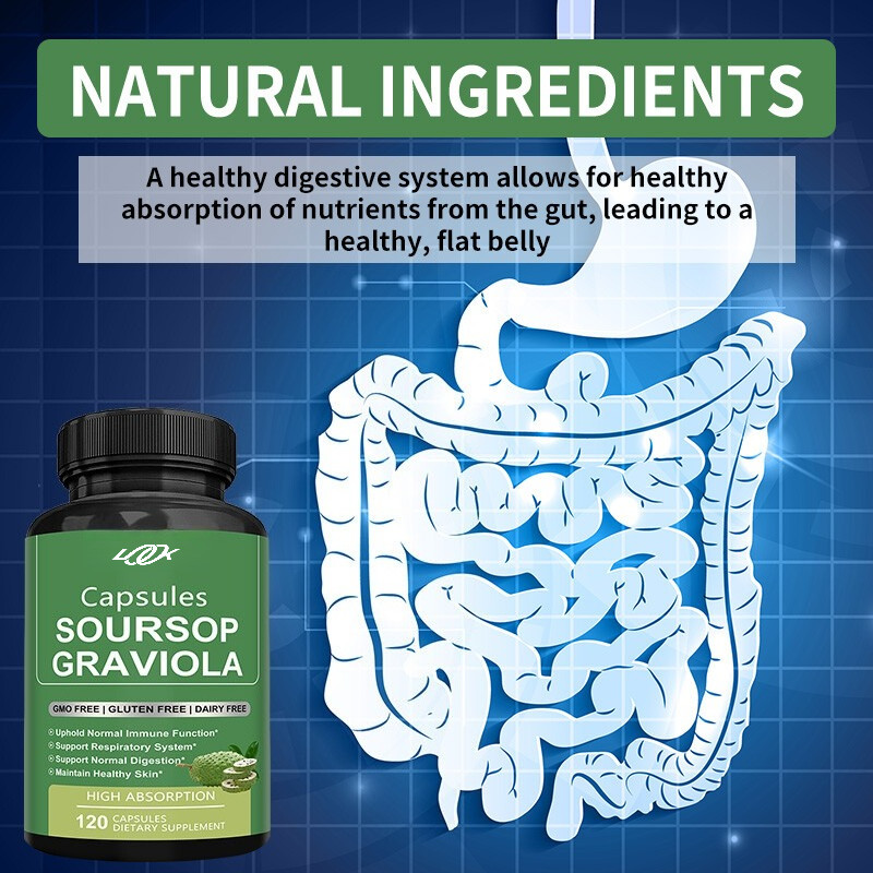 Graviola Extract 1950 Mg Guanabana Annona Antioxidant Supplements