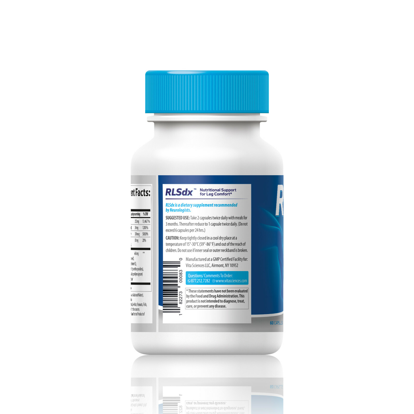 Leg Cramps Restless Legs Supplement – Restful Leg Comfort. RLS dx