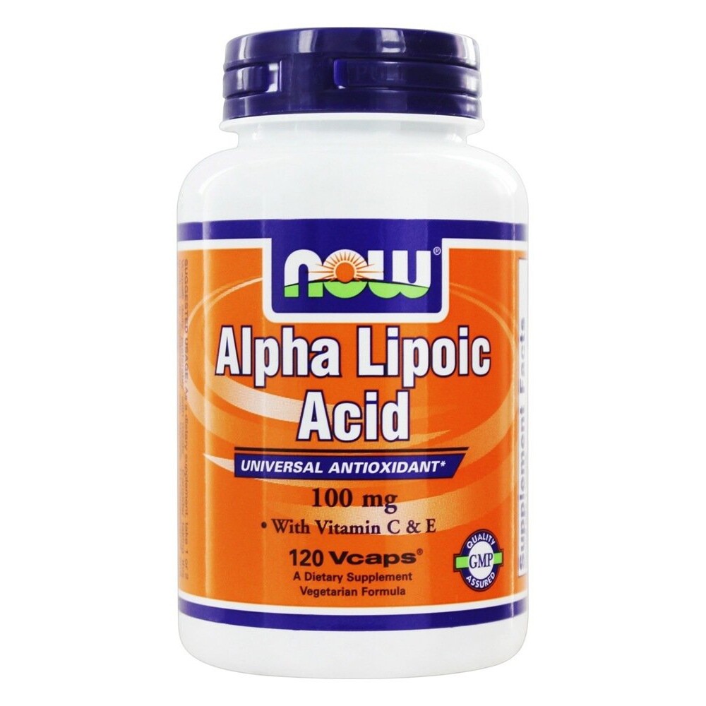 NOW Foods Alpha Lipoic Acid 100 mg., 120 Vegetarian Capsules