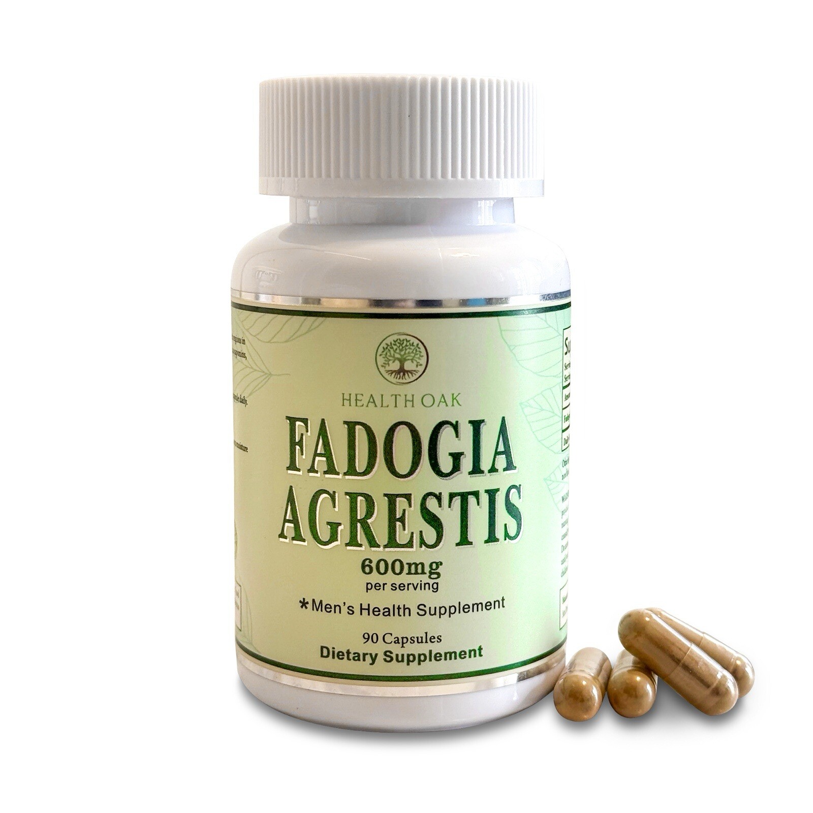 Health Oak Fadogia Agrestis (90 Capsules | 600 mg Per Serving) – 10:1 Extract