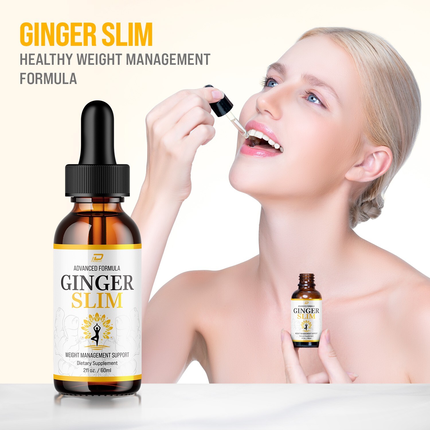 (3 Pack) Ginger Slim Drops – GingerSlim Extra Strength All Natural Organic