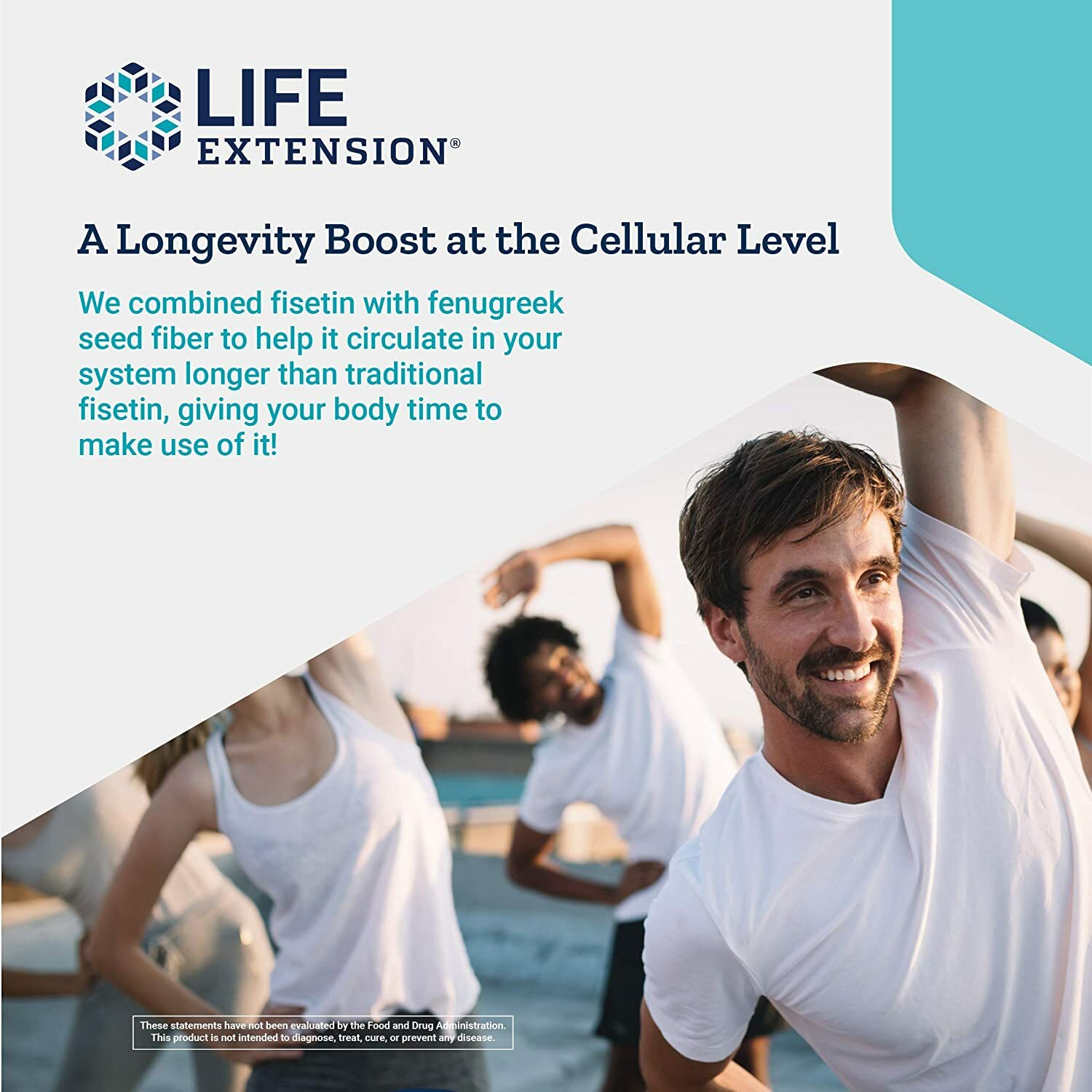 2 PACK Life Extension Bio-Fisetin Optimized Cellular Cognitive Longevity Support