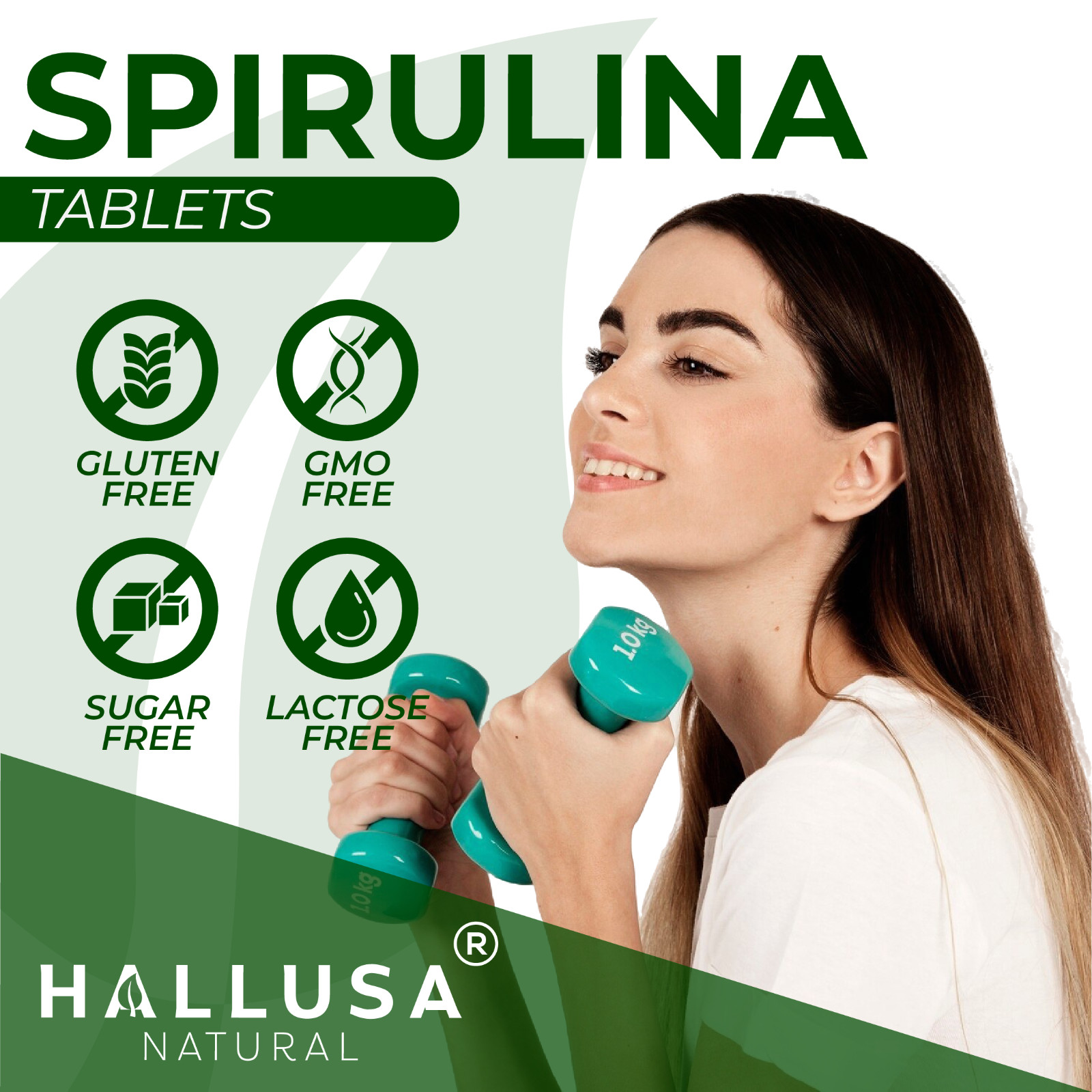 “SPIRULINA – Superfood Nutrition – Boost Energy & Strengthen Immunity – 60 Tab “