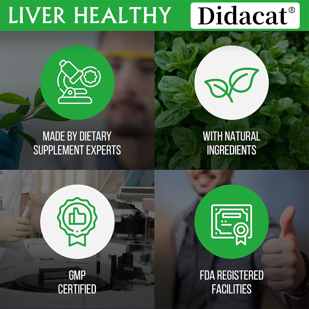 Liver Health Formula Milk Thistle Artichoke Dandelion Root Beetroot Detox