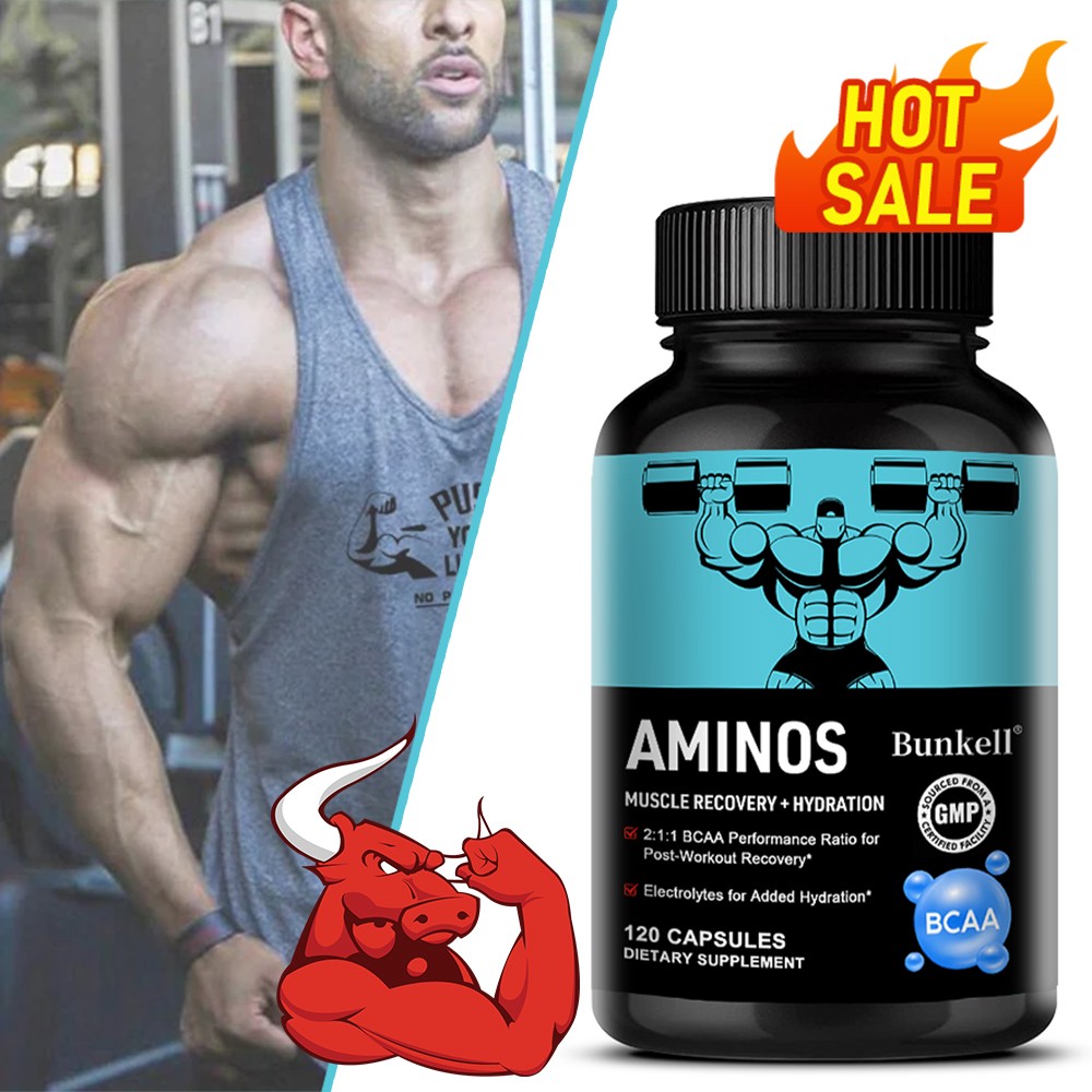 Amino Acid Capsules, Speed Muscle Repair, Boost Stamina & Reduce Soreness 120CT