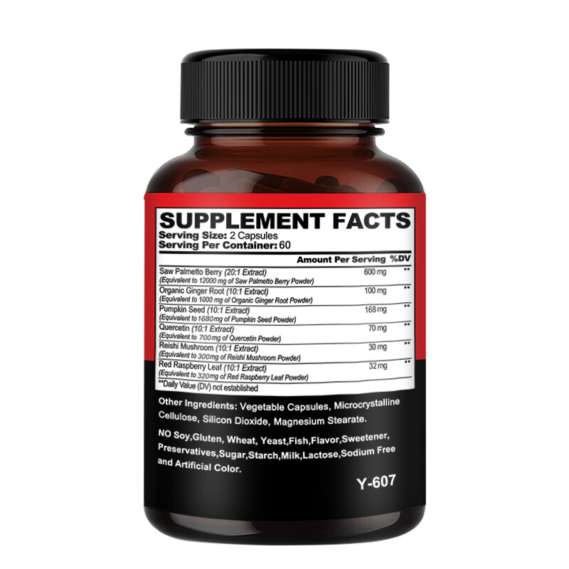 Prostate Support – Reduce Frequent Urination, Stamina supplement,60/120 Caps