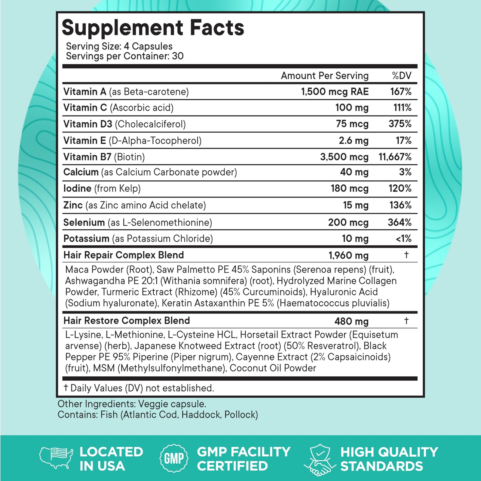 Women’s Balance Hair Growth Supplements, Ages 45 and 120 Count (Pack of 2)