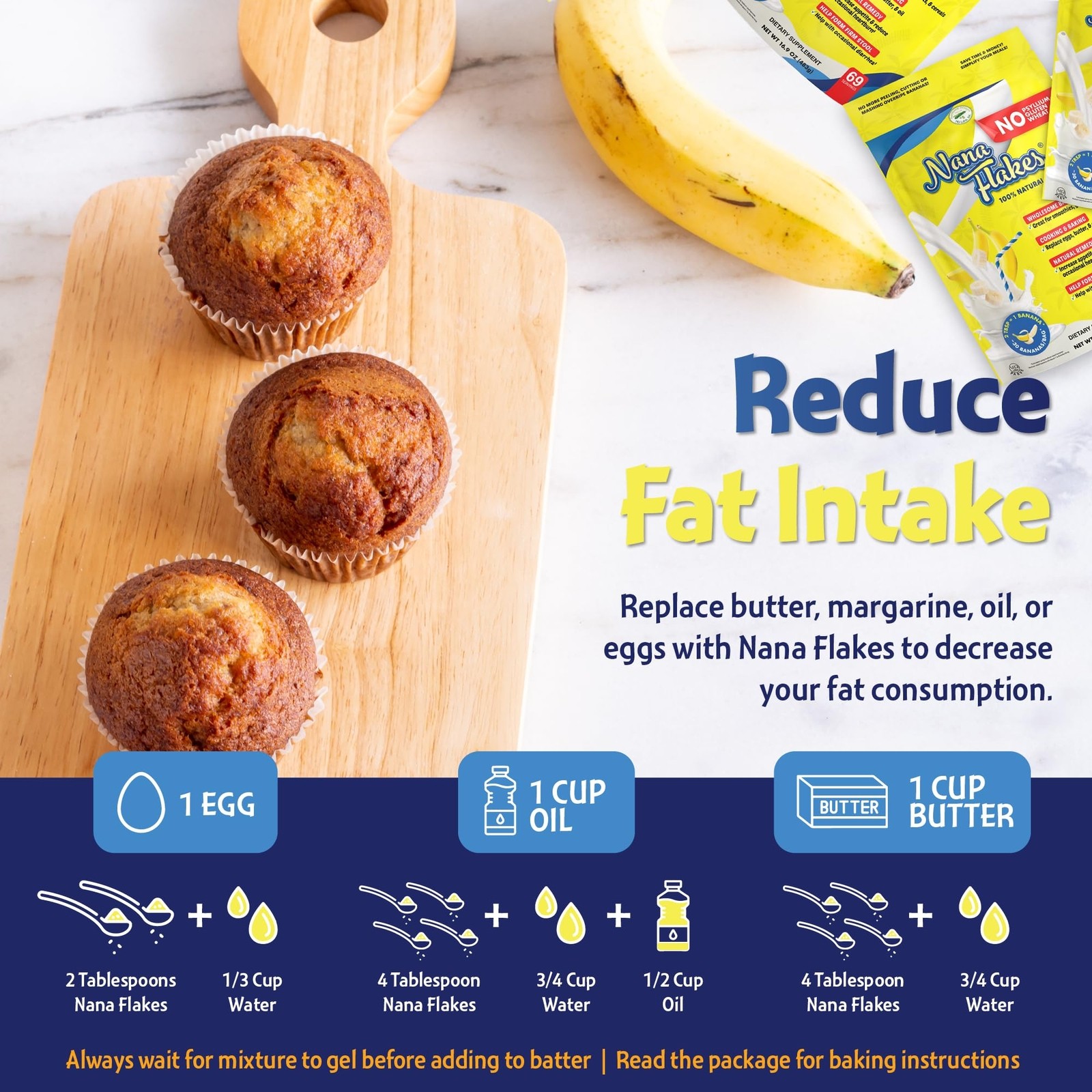 Nana Flakes 100% Dried Banana Natural Remedy 2 Lbs.138 Servings