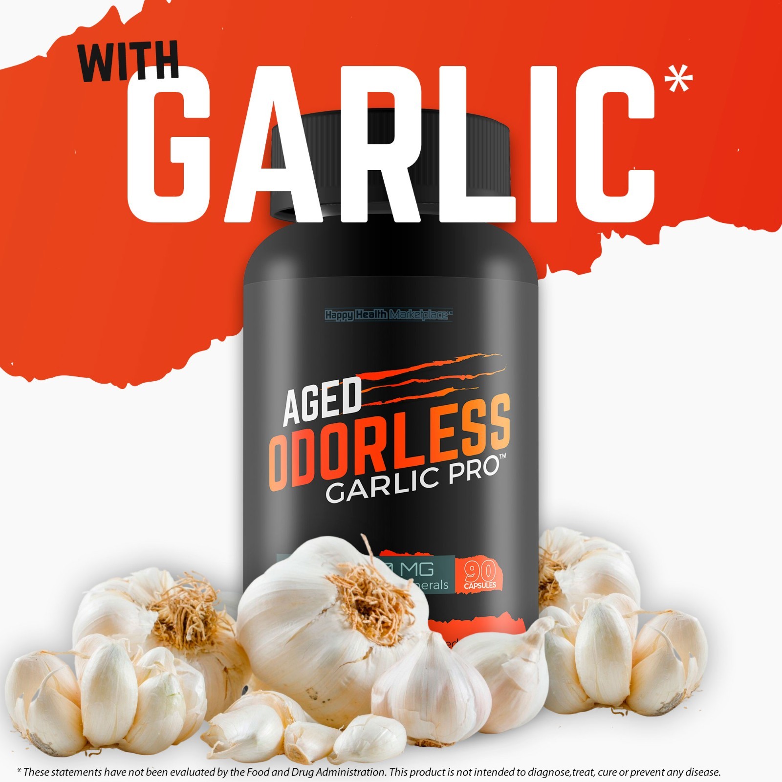 Aged Odorless Garlic Pro – Our Best Aged Garlic Supplements – Odorless Formula