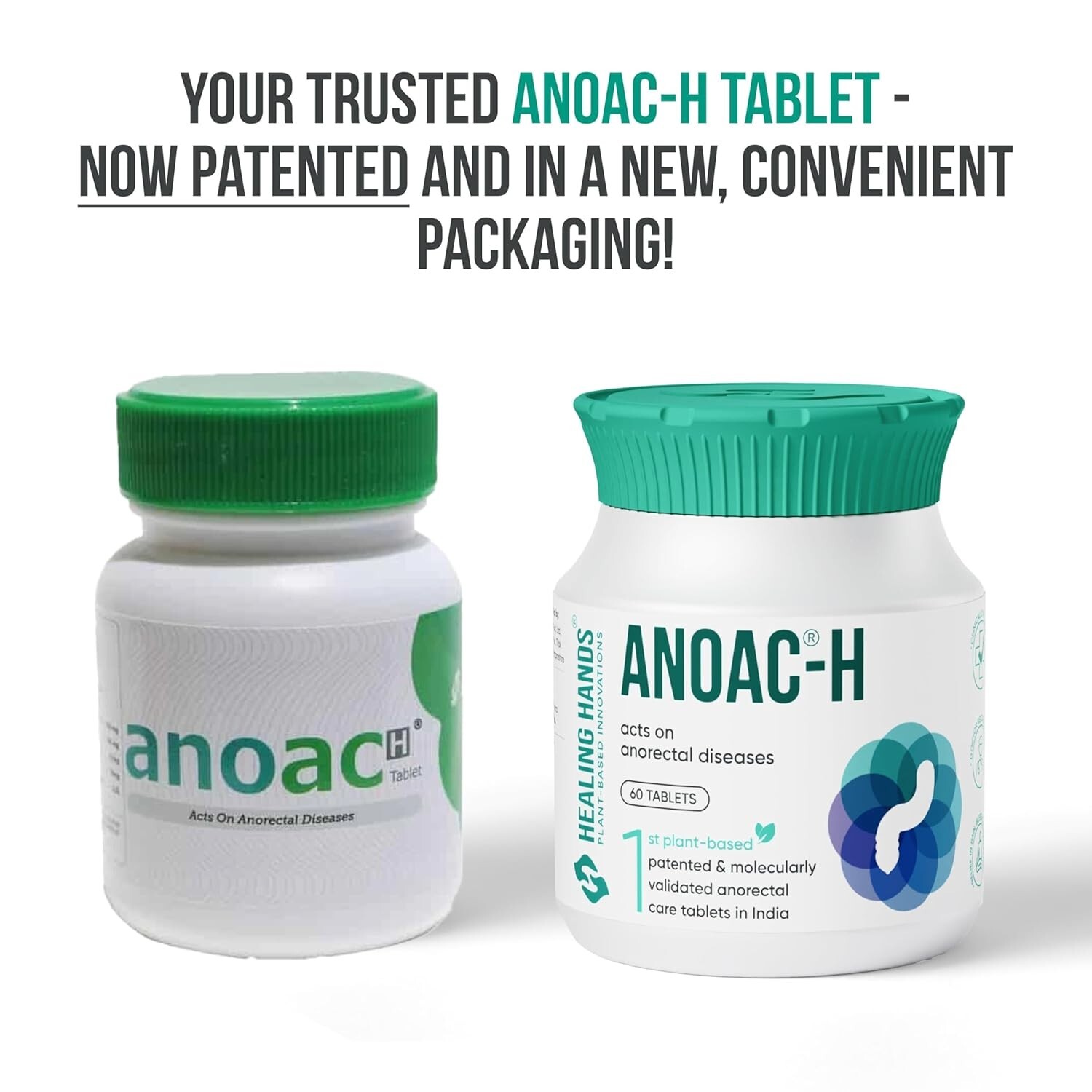 Anoac-H Herbal & Natural Advanced Piles & Fissure Treatment Tablets – 60 tabs