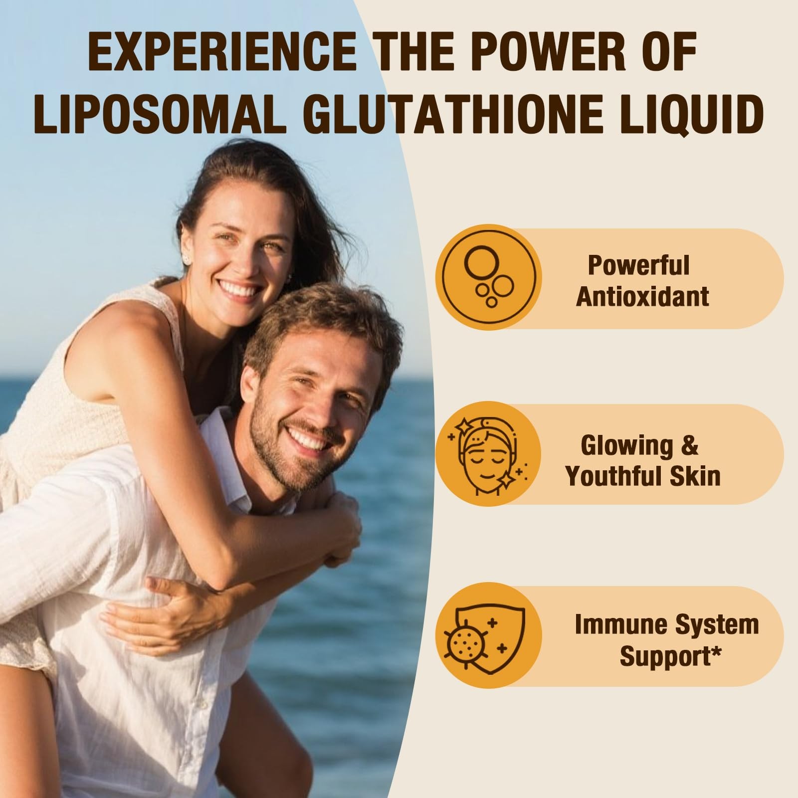 Liposomal Glutathione Liquid 2000MG – Antioxidant Detox 4 Fl Oz (Pack of 1)