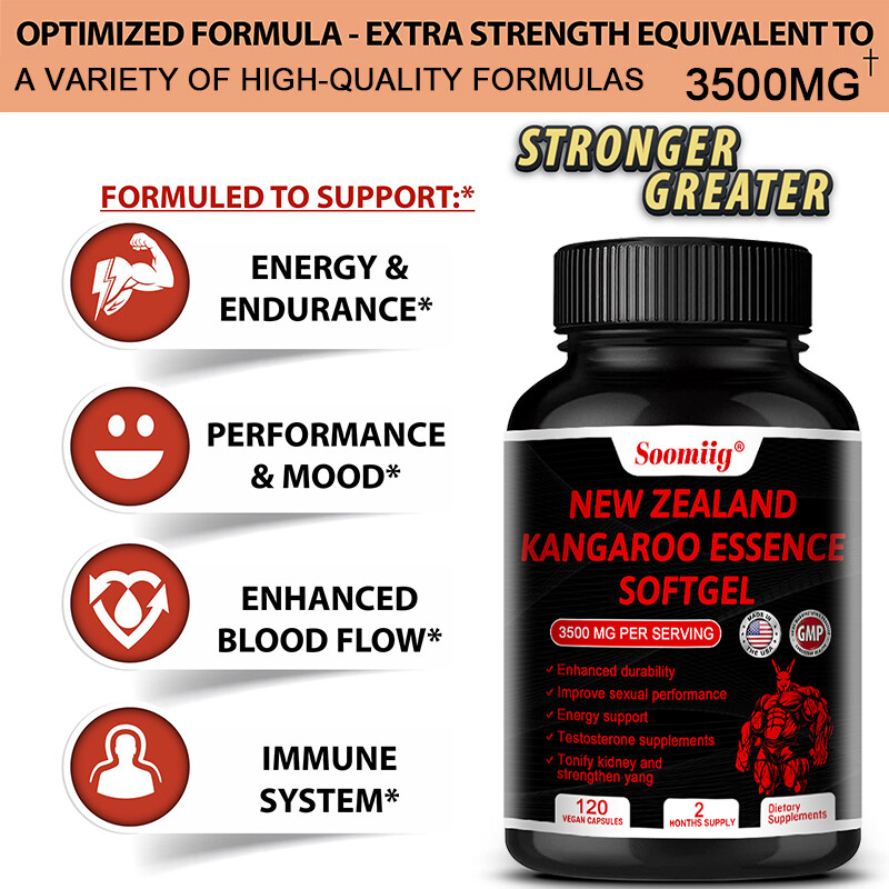 NEW ZEALAND KANGAROO ESSENCE SOFTGEL-Improve sexual performance Energy support