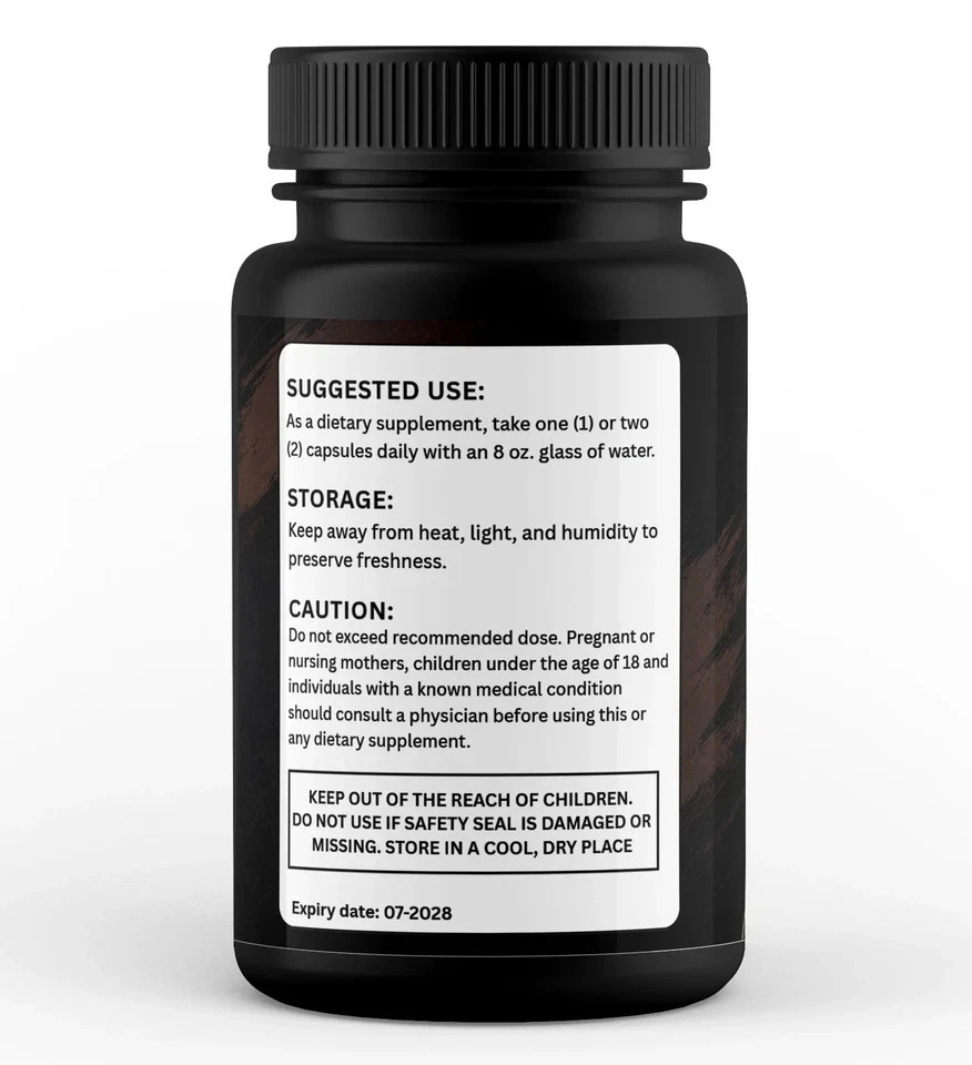 (5 Pack) Horsewood Male Support Supplement, Horse Wood Male Pills (60 Capsules)