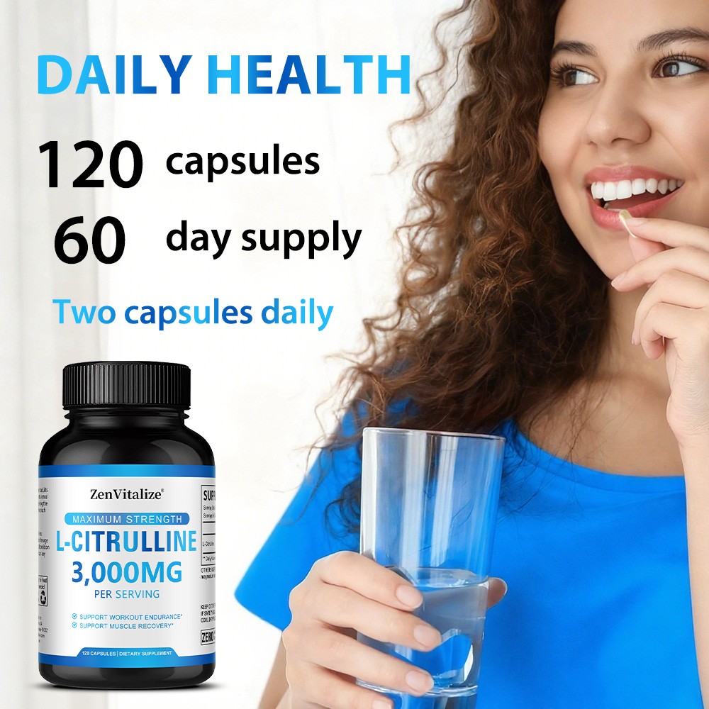 L-Citrine – 3000 mg Capsules – Muscle Health – Experience Muscle Cell Vitality
