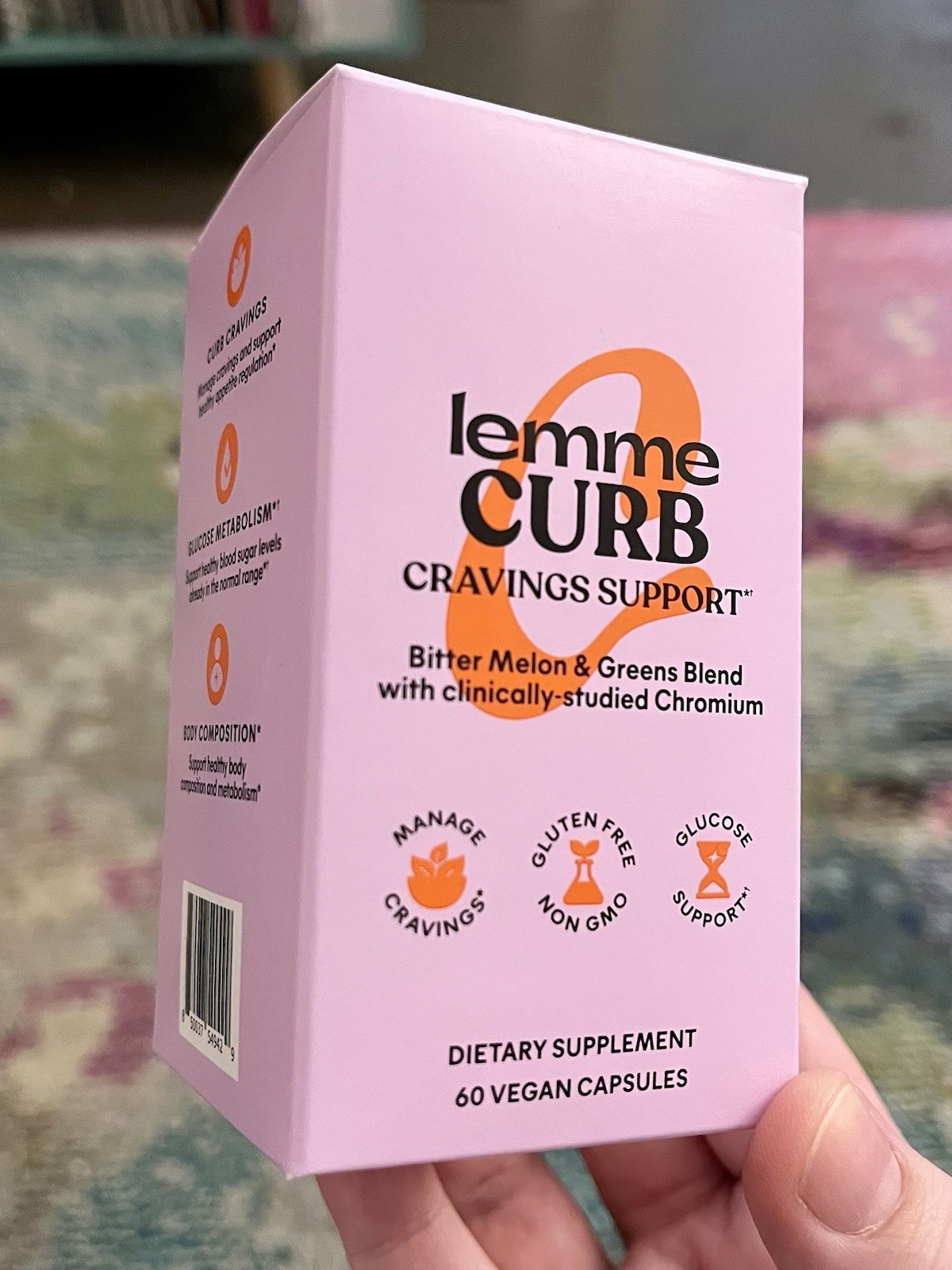 LEMME Curb Capsules Glucose & Cravings Support 60 Count