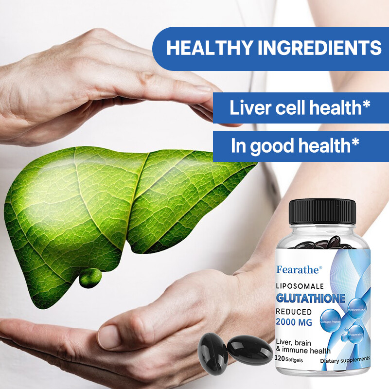 Glutathione Liposome 120 Softgel Liver Dual Effect Antioxidant Immune Health