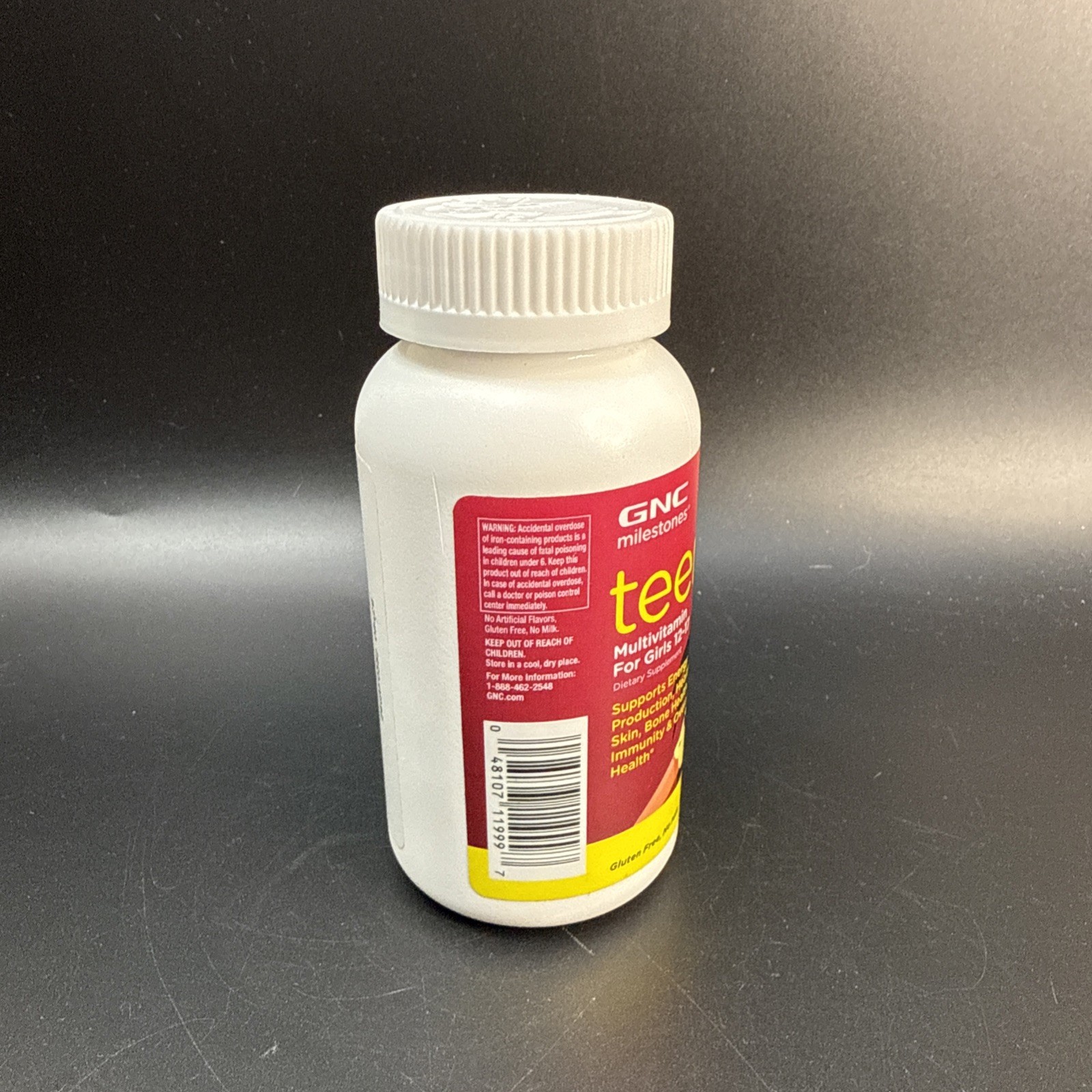 GNC milestones Teen – Multivitamin for Girls 12-17 – (Product) RED Exp 08/2026