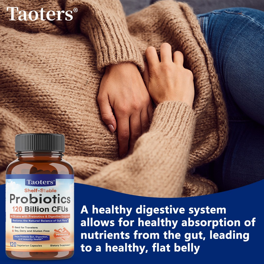 Probiotics Capsules 120 Billion CFUs 34 Strains Improve Immune Digestive Health