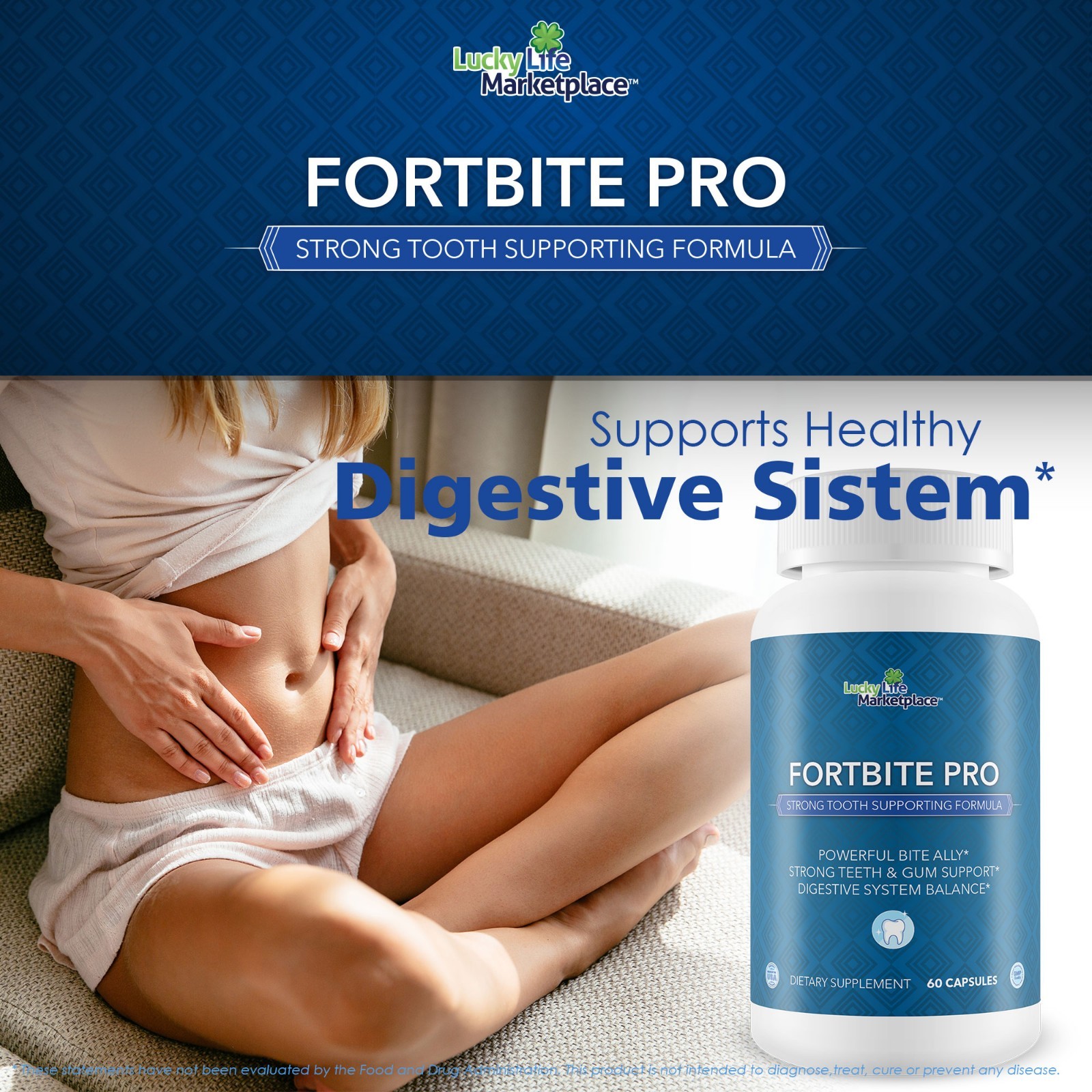 Fortbite Pro – Oral Health Probiotics – Support Healthy Teeth & Gums – Probiotic