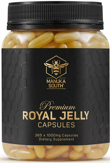 Manuka South PREMIUM Royal Jelly 1000mg – 365 Caps – NEW ZEALAND made