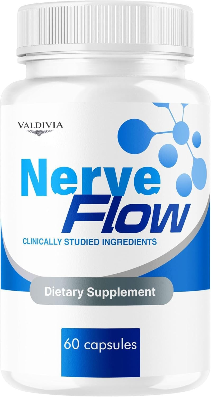 Valdivia NerveFlow 60 Capsules Nerve Support Supplement Made in USA Nerve Health