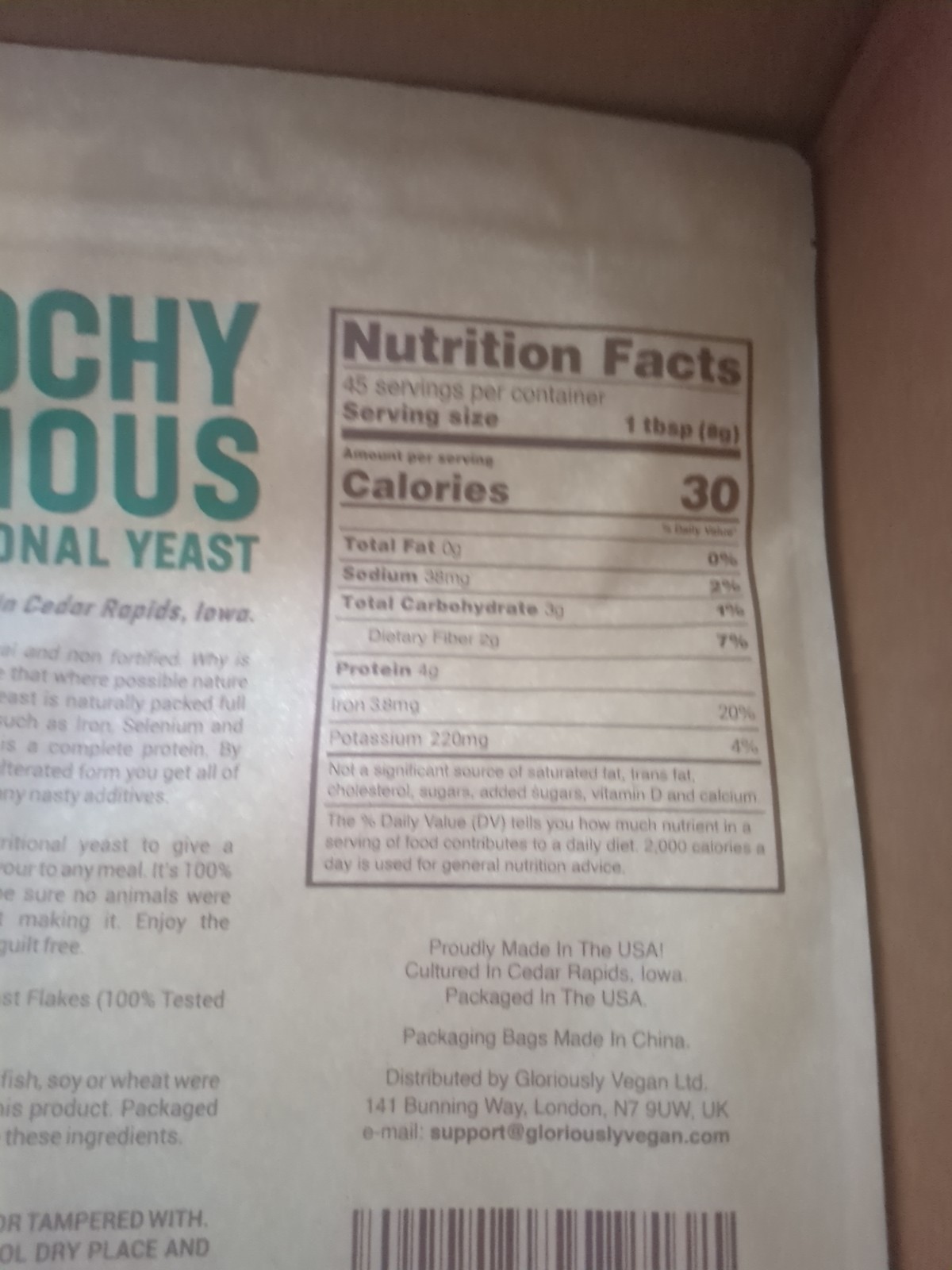 Noochylicious Nutritional Yeast Powder 13.6 oz